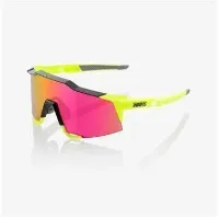 100% RIDE 100% Sonnenbrillen Speedcraft Poliert Schwarz/Fluorescent Yellow