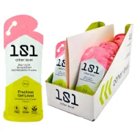 101 Other Level Fructose Gel Level Schachtel Mit Energiegelen Sahne Und Erdbeeren 31g 24 Einheiten