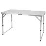 Aktive 63088 Höhenverstellbarer Klappcampingtisch, Grey, 120 x 60 x 54/60/70cm