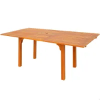 Aktive Akazie Ausziehtisch 150x100x74 Cm