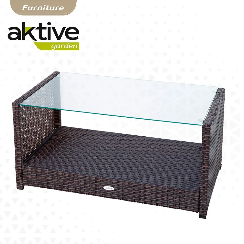 Aktive Tisch Mit 3 Sesseln, Black, One Size