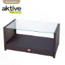 Aktive Tisch Mit 3 Sesseln, Black, One Size