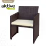 Aktive Tisch Mit 3 Sesseln, Black, One Size