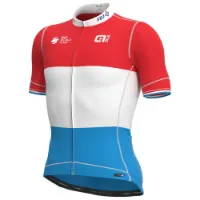 Alé Groupama Fdj 2021 Luxembourg Champion Pr-s Kurzarm-radtrikot