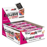 Amix Exclusive Proteinriegelbox Waldfrüchte 40g 24 Einheiten