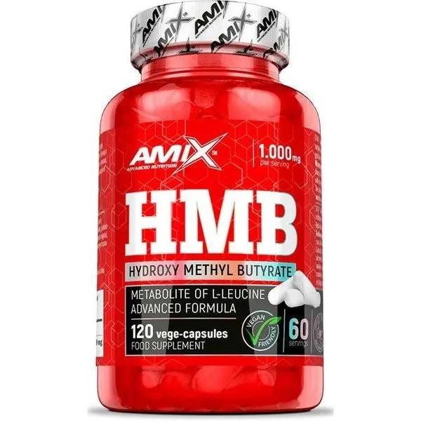 Amix Hmb Ergänzungsmittel 120 Einheiten, Clear, One Size