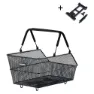 Basil Cento S Mik Hinterer Korb 20l, Black, One Size