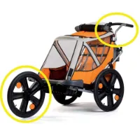 Bellelli Front Wheel 20 Inchesto Connect Trailers Ersatzteil
