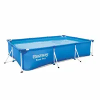 Bestway 56404 Steel Pro 300x201x66cm Rechteckiges Rohrpool Ohne Filter/reinigung Refurbished