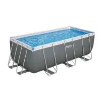 Bestway 56457 Power Steel 412x201x122cm Rechteckiges Rohrpool