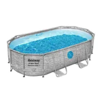 Bestway 56714 Power Steel Swim Vista 427x250x100cm Ovales Rohrpool