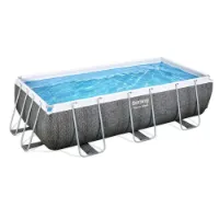 Bestway 56721 Power Steel 404x201x100cm Rechteckiges Rohrpool