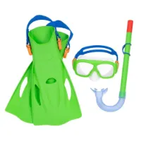 Bestway Tauchset Mit Taucherbrille Schnorchel Und Flossen Junior 2 Verschiedene Farben