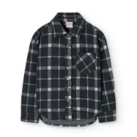 BOB Knit Check Langarmhemd
