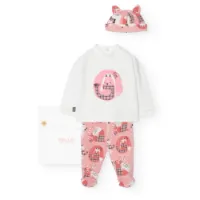 BOB Knit Printed Langarm-set