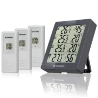 Bresser Temeo Higro Quadro 4 Wetterstation 3 Einheiten