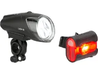 Busch + Müller Ixon IQ Premium + Ixback Senso LED Beleuchtungsset mit StVZO-Zulassung