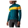 Dark green / goldenrod / silver