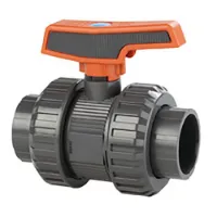 CEP 37044 Pvc-u Ø63 Kugelhähne Standardserie Ptfe Epdm Klebesockel Schwarzer Punkt