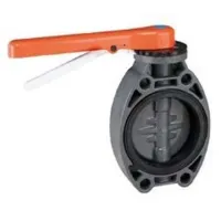 CEP Stahl 32616 Pvc-u Ø110 Absperrklappen Standardserie Epdm-o-ringe Verzinkte Welle