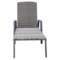 Chillvert Cozumel Stahl Liegestuhl 190x63x50 Cm