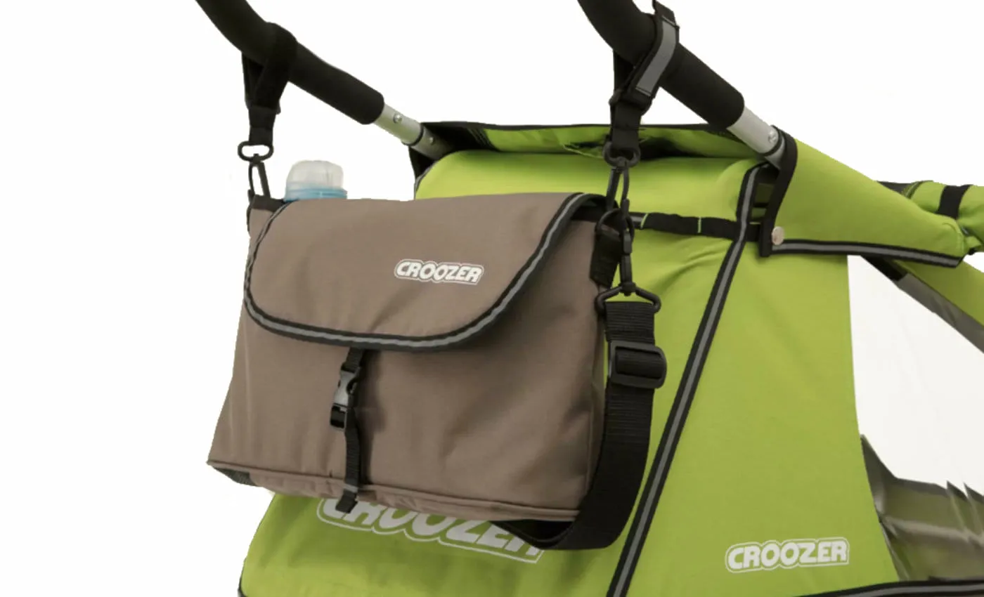 Croozer Schiebebügeltasche Kid, Grün,grau