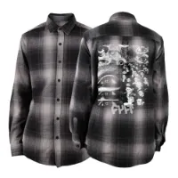 CULT Brainwashed Flannel Langarmhemd