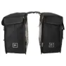 fastrider Canvas Basics Mik Double Fahrradtaschen 47l, Black, One Size