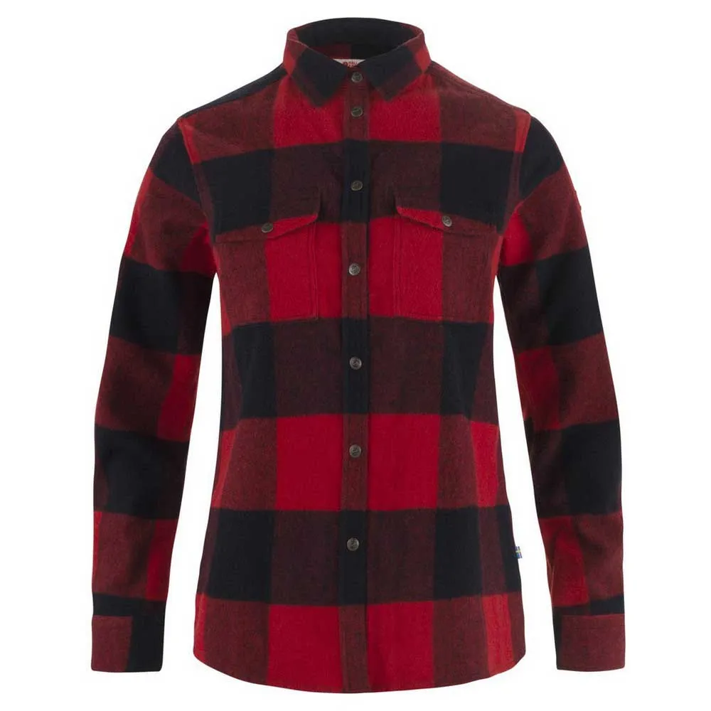 Fjällräven Canada Langarmhemd, Red