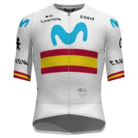 Gobik Movistar Carrera Movistar Gravel Team La Vuelta 2024 Kurzarm-radtrikot