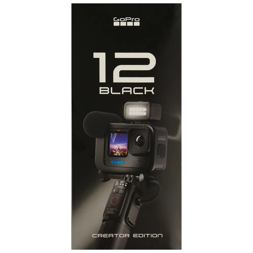 GoPro Hero12 Black Creator Edition Action-kamera Refurbished, Black, One Size