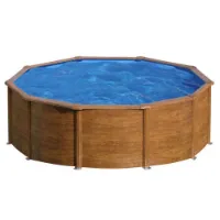 Gre Accessories Sicilia Stahl Aufstellpool Aus Holz
