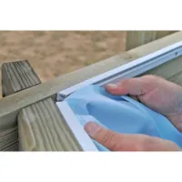 Gre Accessories Vanille 2 Round Wooden Pool´s Linienschiff