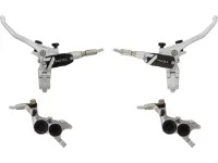 Hope Tech 4 V4 v+h Set Scheibenbremse mit Stahlflexleitung