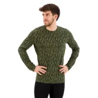 Icebreaker 200 Oasis Crewe Macro Forms Merino Langarm-baselayer