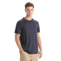 Icebreaker Wace Stipe Merino Kurzarm-t-shirt