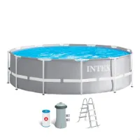 Intex Faltbarer Prisma-rahmen Mit Filterbecken
