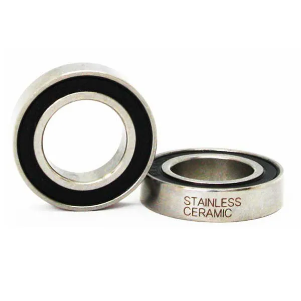 ISB Bearings Sc6802-2rs X-force Ceramic Lager, Silver / black, 15 x 24 x 5mm