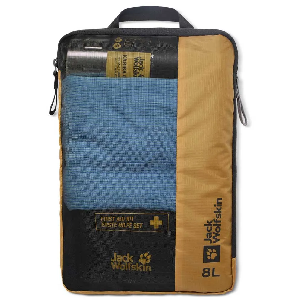 Jack Wolfskin Compression Cube 8l Erste-hilfe-kasten, Salted caramel