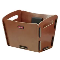 Klickfix Radkiste Natural Wood Korb 10l