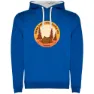 Royal blue / white