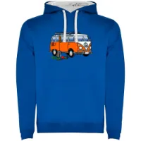 Kruskis Hippie Van Climbing Two-colour Kapuzenpullover