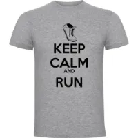 Kruskis Keep Calm And Run Kurzarm-t-shirt
