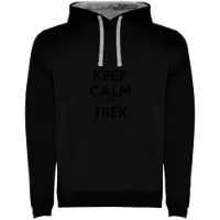Kruskis Keep Calm And Trek Two-colour Kapuzenpullover