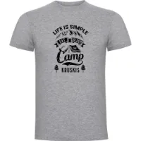 Kruskis Life Is Simple Kurzarm-t-shirt