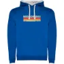 Royal blue / white