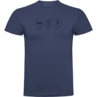Kruskis Sleep Eat And Run Kurzarm-t-shirt