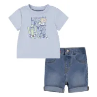 Levi's Critter Stacked Logo Kurzarm-set