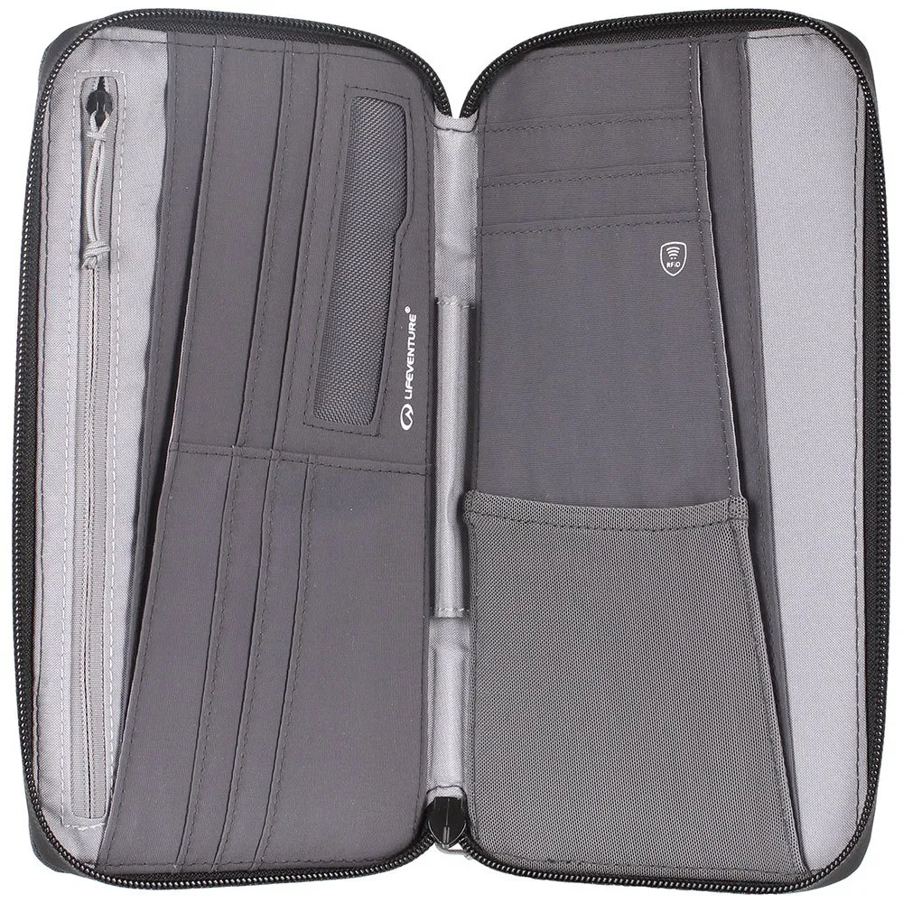 Lifeventure Rfid Travel Brieftasche, Grey, One Size
