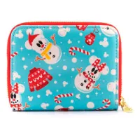 Loungefly Mickey Minnie Schneemann Brieftasche
